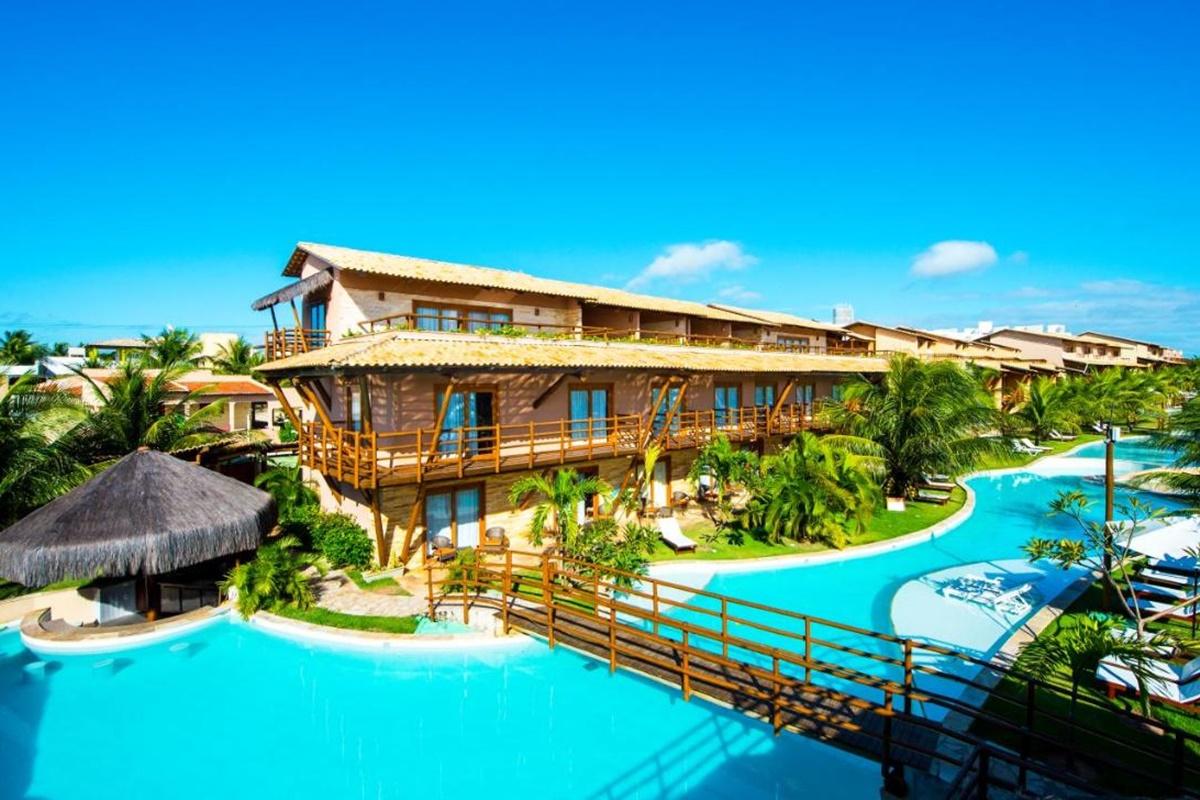 Praia Bonita Resort & Conventions - Praia De Camurupim Tabatinga  Exteriör bild